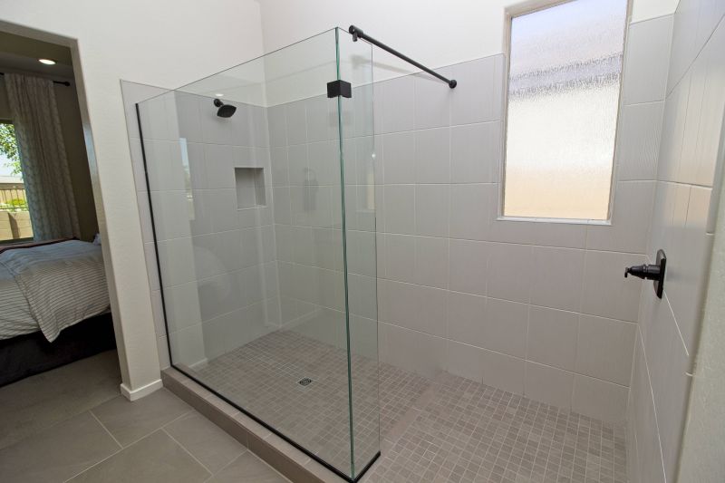 Black Framed Glass Shower